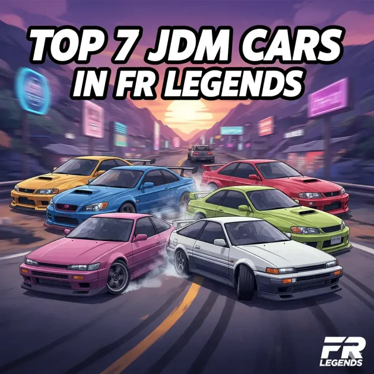 JDM cars in FR Legends